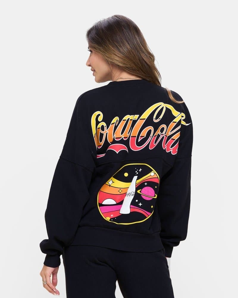 Coca-Cola® Starlight Galaxy Banded Spirit Jersey® Sweatshirt - spiritjersey.com