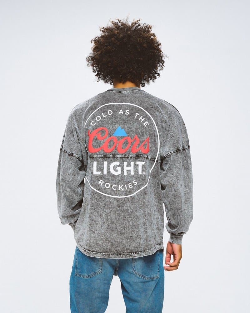 Cold as the Rockies, Coors Light® Mineral Wash Classic Crew Neck Classic Spirit Jersey® 4