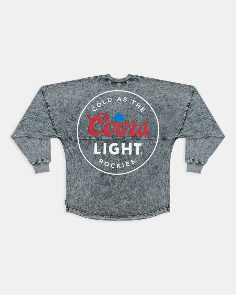 Cold as the Rockies, Coors Light® Mineral Wash Classic Crew Neck Classic Spirit Jersey® 1
