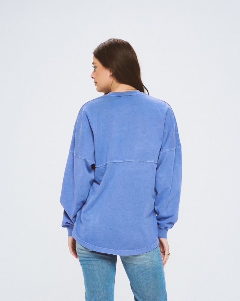 Distressed Moonlight Henley Spirit Jersey® - spiritjersey.com