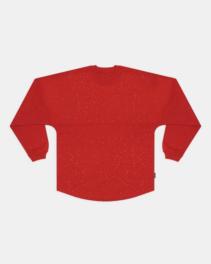 I Put Out for Santa Red Sparkle Wash Classic Spirt Jersey® 4