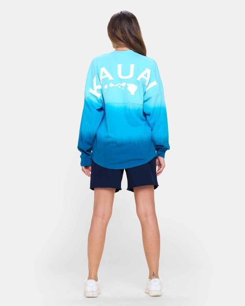 Kauai - Classic Ocean Blue Ombre Spirit Jersey® - spiritjersey.com