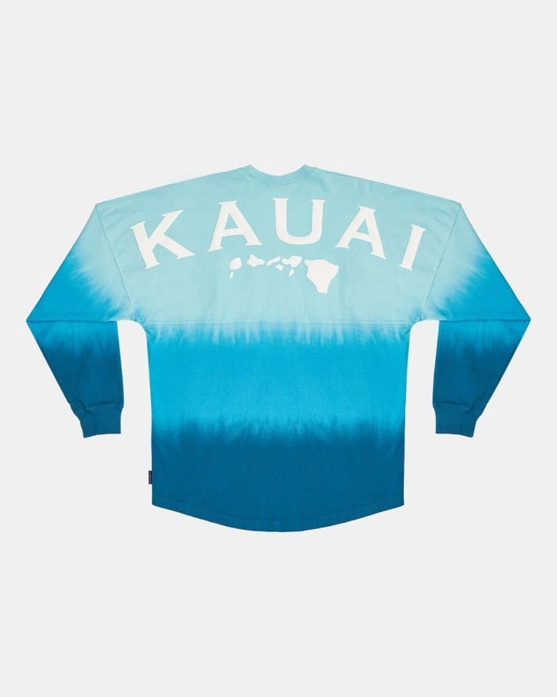 Kauai - Classic Ocean Blue Ombre Spirit Jersey S