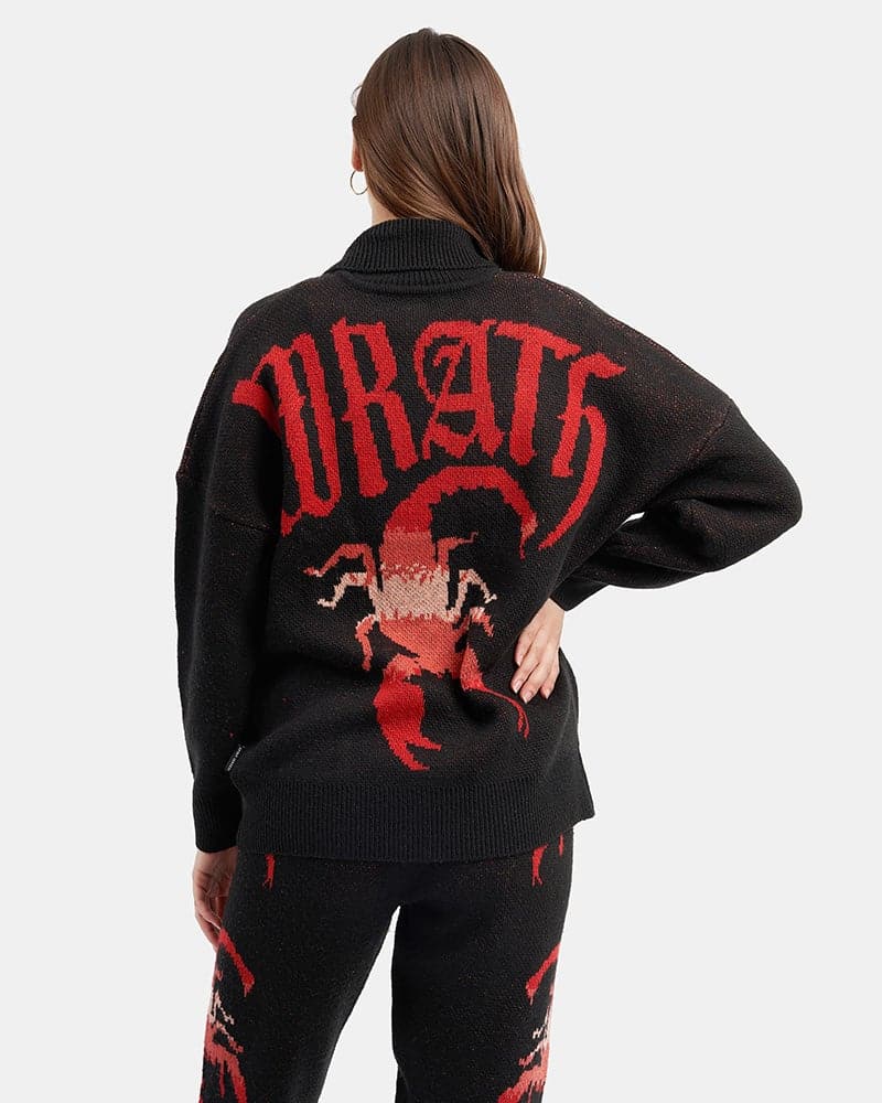 Wrath Knit Zip Up Sweater - spiritjersey.com