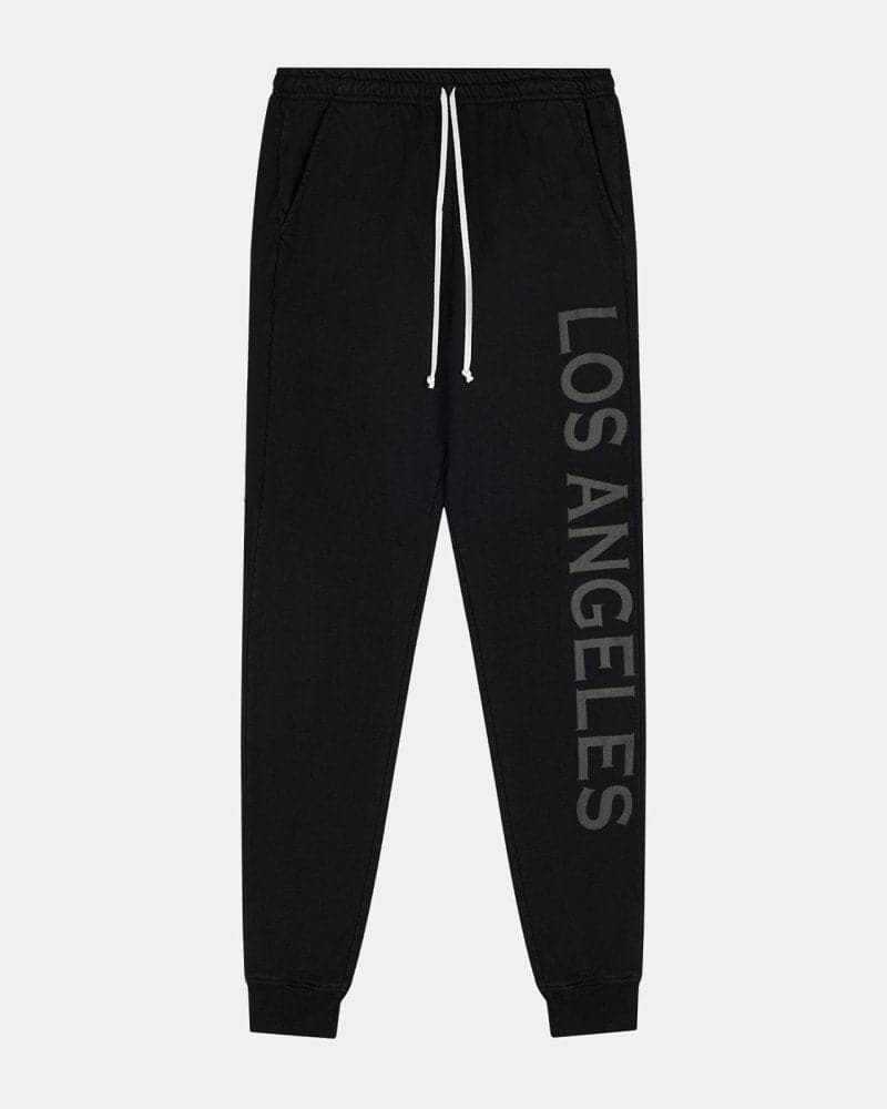 Los Angeles Black Organic Fleece Joggers - spiritjersey.com