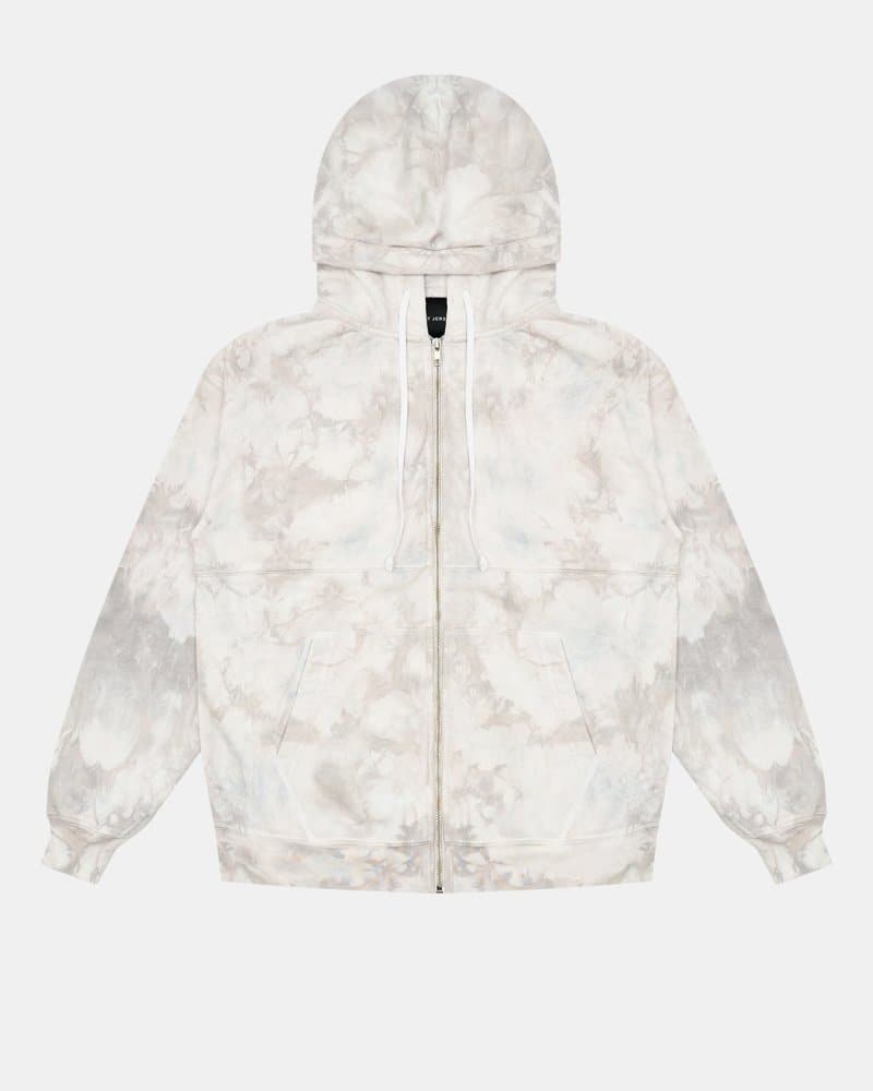 Los Angeles Crystal Wash Organic Fleece Zip Hoodie - spiritjersey.com
