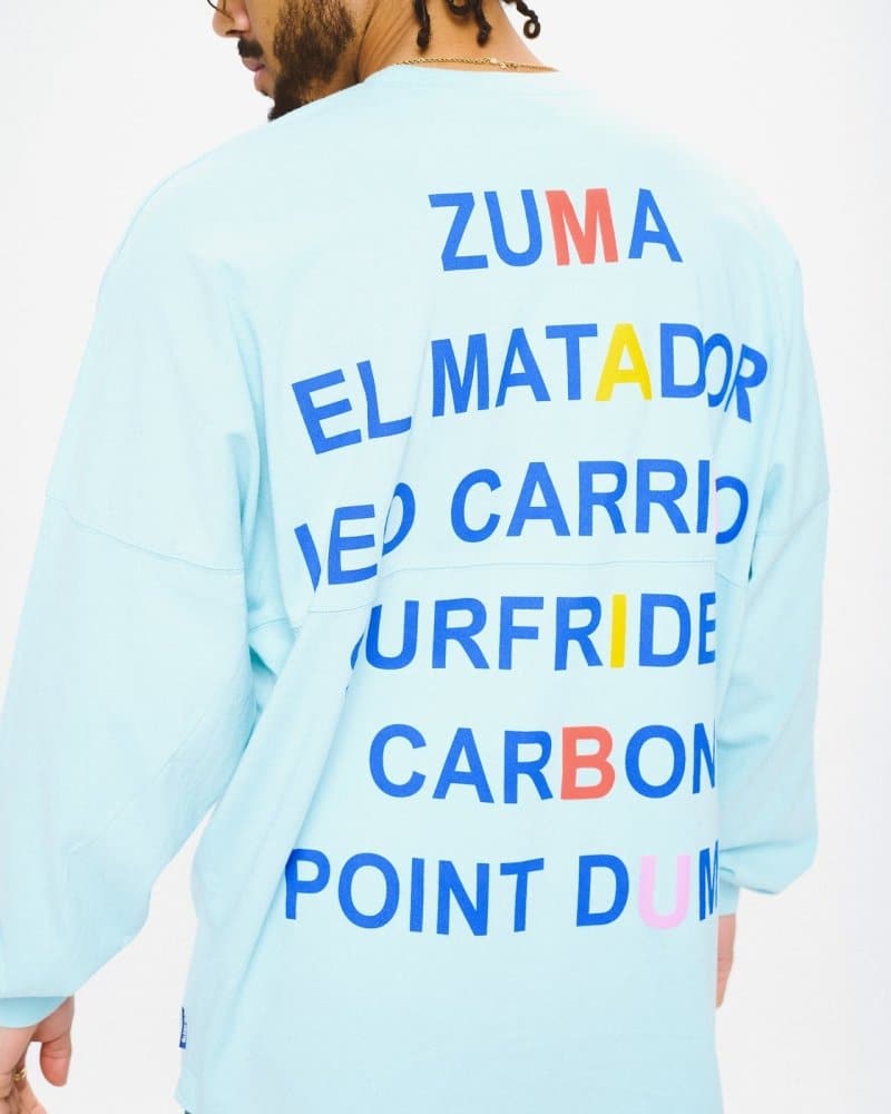 Malibu Beaches Long Sleeve Crew Neck Spirit Jersey® - spiritjersey.com