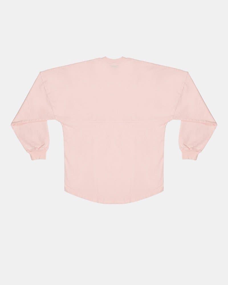 Millennial Pink Henley Spirit Jersey® - spiritjersey.com