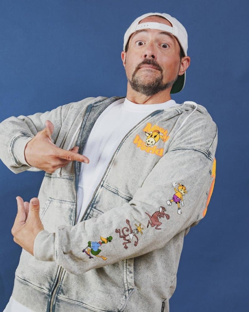 Mooby's World - Kevin Smith × Spirit Jersey® Organic Fleece Zip Hoodie - spiritjersey.com