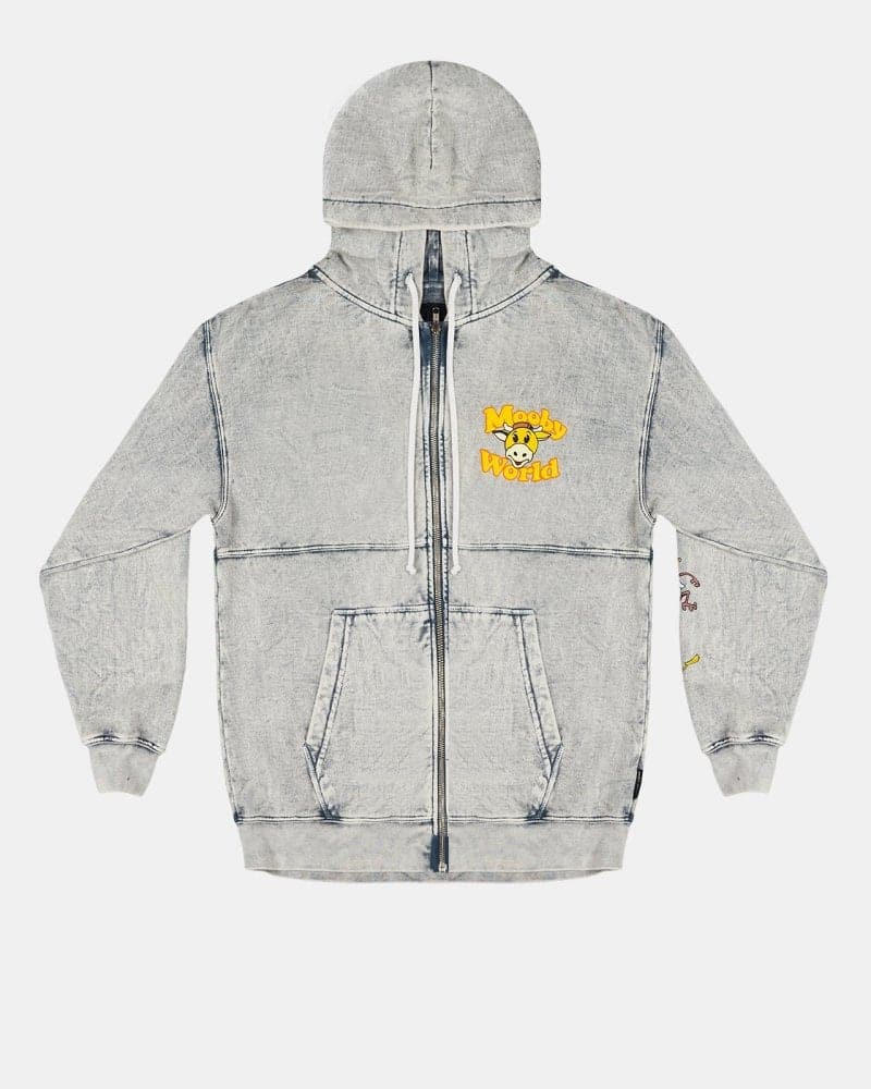 Mooby's World - Kevin Smith × Spirit Jersey® Organic Fleece Zip Hoodie - spiritjersey.com