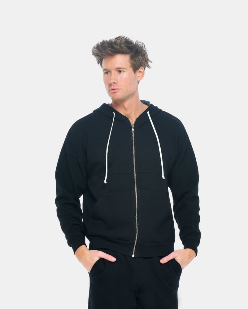Organic Fleece Core Lounge Zip Hoodie - spiritjersey.com
