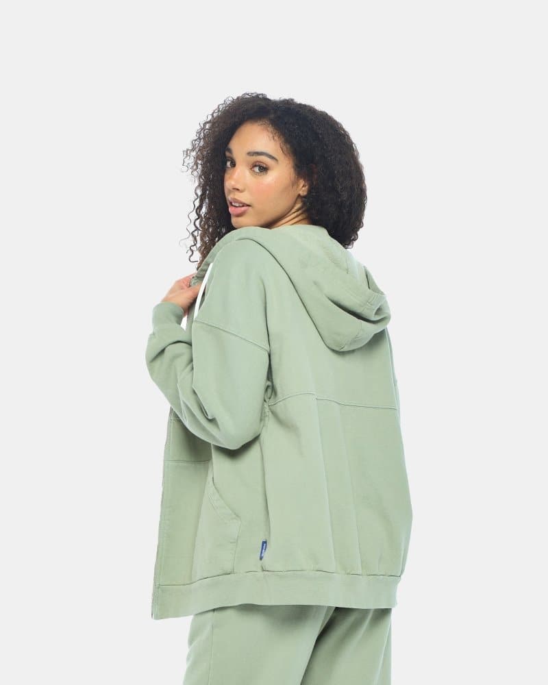 Organic Fleece Core Lounge Zip Hoodie - spiritjersey.com
