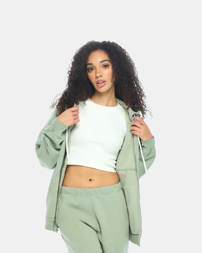 Organic Fleece Core Lounge Zip Hoodie - spiritjersey.com