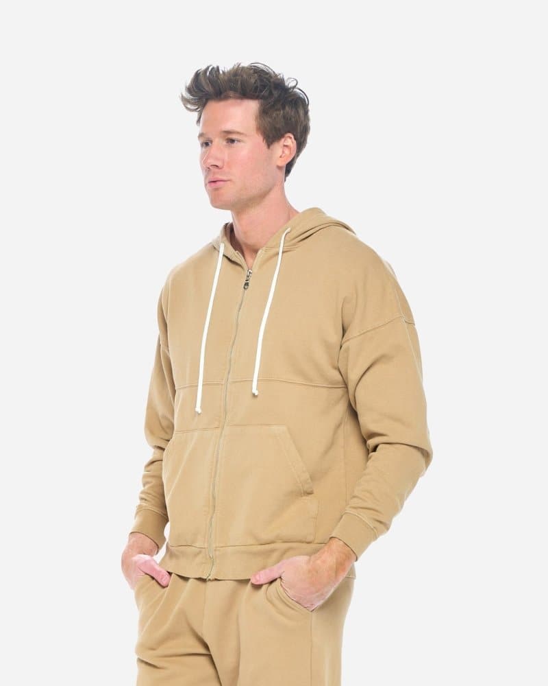 Organic Fleece Core Lounge Zip Hoodie - spiritjersey.com
