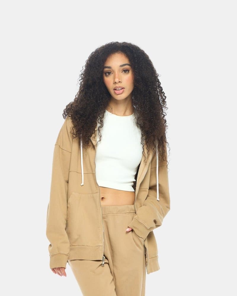 Organic Fleece Core Lounge Zip Hoodie - spiritjersey.com