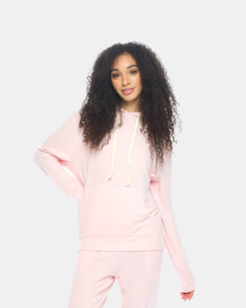 Women's Brushed Raglan Lounge Pullover Hoodie - spiritjersey.com