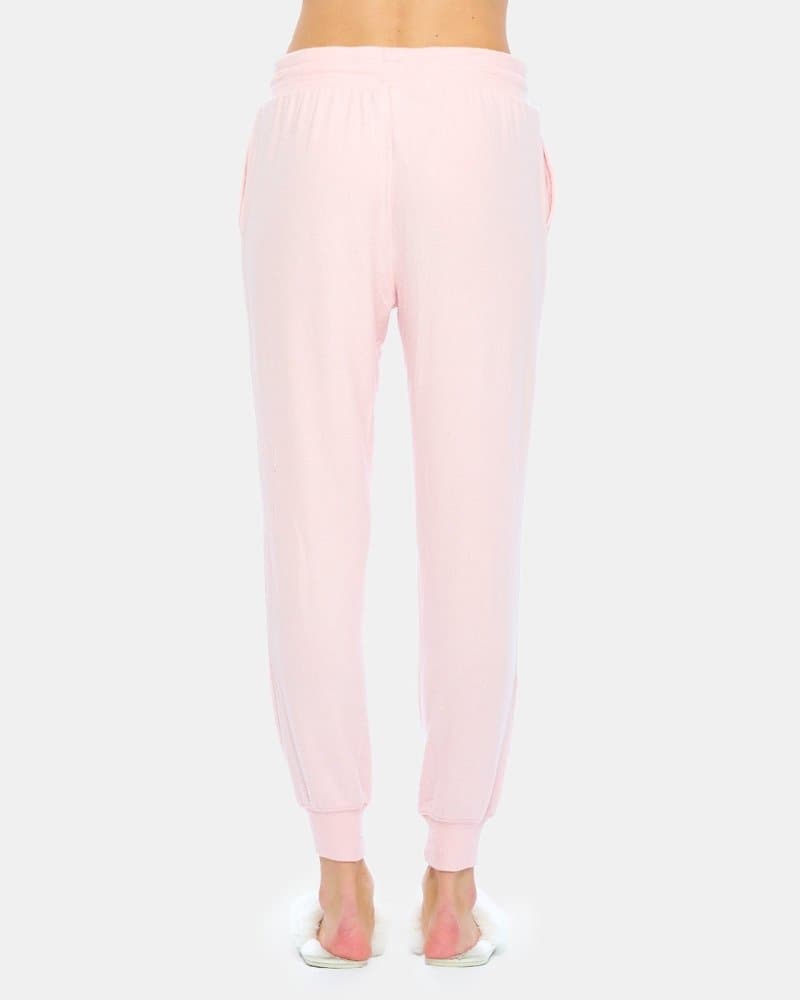Women's Cropped Brushed Solid Lounge Jogger